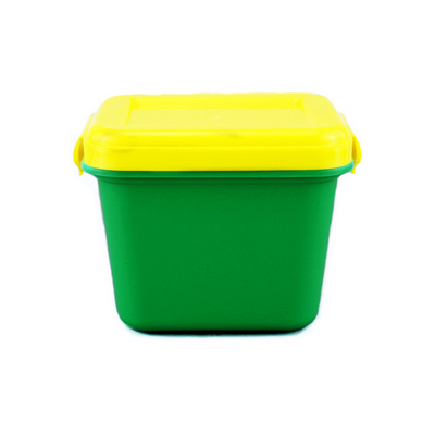 O produto comestível PP esquadra a caixa hermética plástica do recipiente do recipiente de armazenamento 300g do alimento 500g