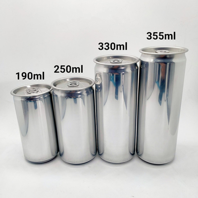 Latas de bebida vazias magros Logo Aluminum Soft Drinks Cans feito sob encomenda da soda de 330 ml