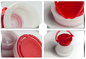 Surrupiar os tampões de garrafas plásticos da prova que puxam o fechamento plástico do tampão para a pintura Tin Jar