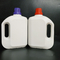 Lavagem 3000ml vazia branca acima dos recipientes detergentes líquidos do HDPE das garrafas recicláveis