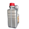garrafa plástica do líquido refrigerante do motor da grande capacidade do cartucho do óleo de motor do HDPE do cinza 2L